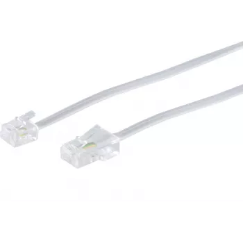 telefono kabelis shiverpeaks BS70253-W 3 m RJ-11 RJ-45