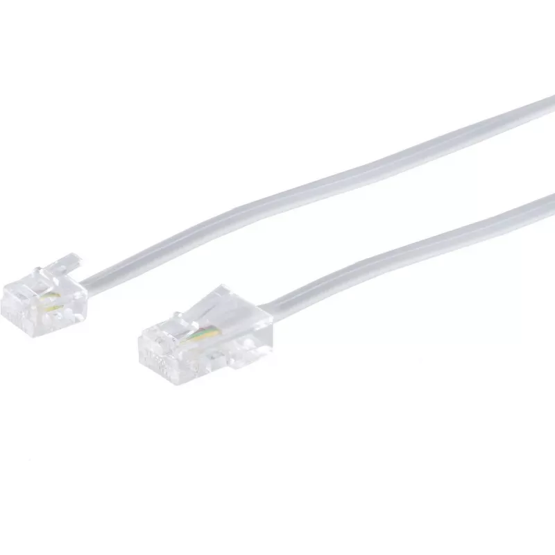 telefono kabelis shiverpeaks BS70253-W 3 m RJ-11 RJ-45