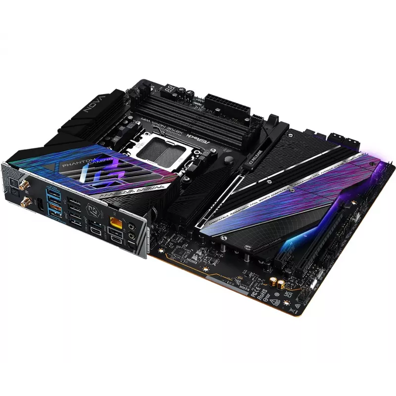 Motininė plokštė ASROCK MK X870E NOVA WIFI AMD X870E Socket AM5 ATX, DDR5, 4x DIMM, 256GB, Wi‑Fi 7, BT 5.4, 5Gb LAN, PCIe Gen5 M.2