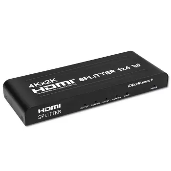 Qoltec 51798 aktyvus HDMI skirstytuvas 4 x HDMI 4K x 2K | 3.4Gb/s