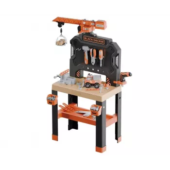 Vaikų dirbtuvių žaislas SMOBY Bricolo Builder 7600360741 - Statybinių įrankių rinkinys vaidmenų žaidimams