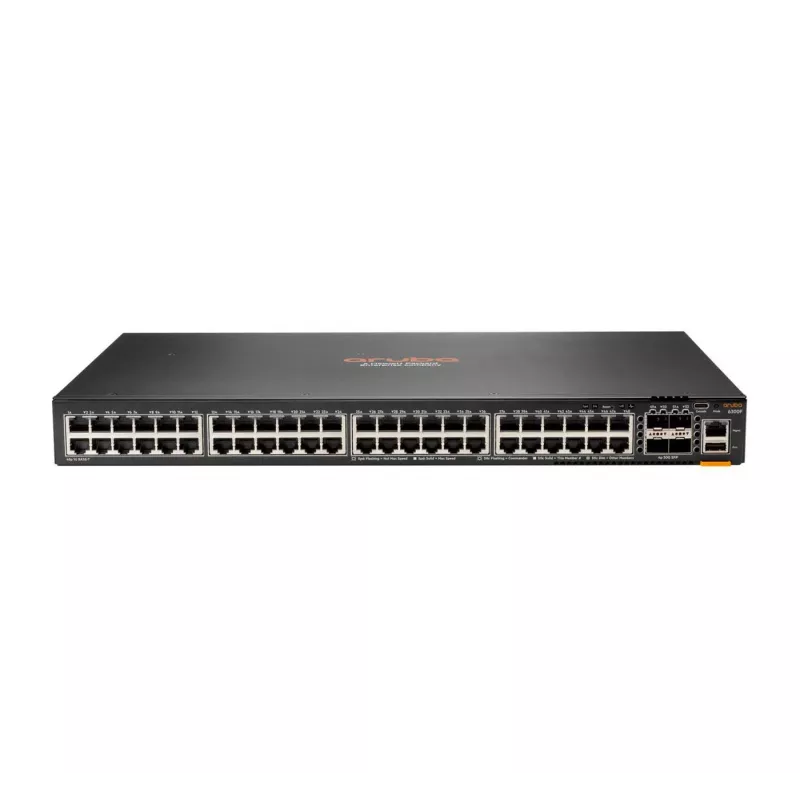 Aruba 6300F 48 prievadų 1GbE ir 4 prievadų SFP56 komutatorius
