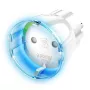 Fibaro FIBEFGWPF-102-5 maitinimo kištuko adapteris, F tipo, baltas