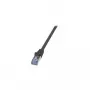 Tinklo kabelis LogiLink 1,5 m Cat.6A RJ-45 S/FTP juodas