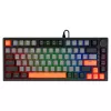 Savio ASTRAL BLACK JADE 3 SPALVŲ žaidimų klaviatūra USB QWERTY US International