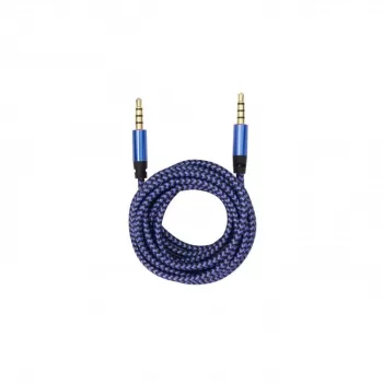 Sbox 3535-1.5BL AUX kabelis 3.5mm į 3.5mm mėlyna (Blueberry Blue)