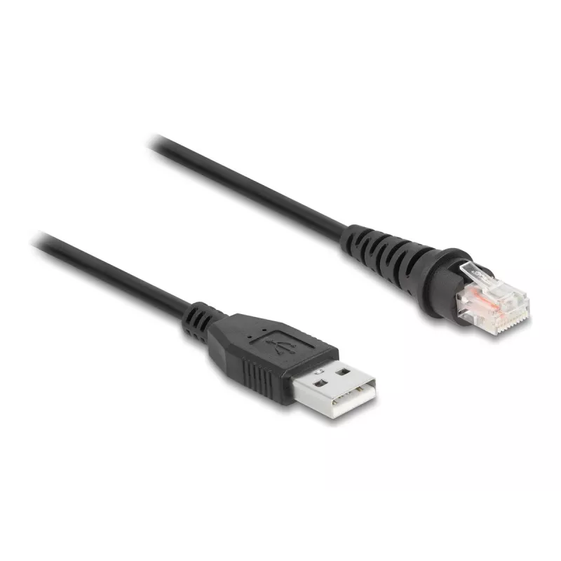 DeLOCK RJ50 į USB 2.0 Type-A brūkšninių kodų skaitytuvo kabelis 2 m