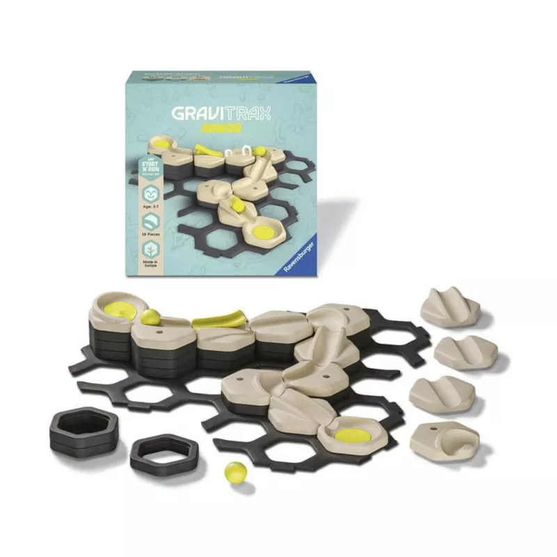Ravensburger GraviTrax Junior Starter-Set S Start & Run žaislinis marmuro bėgių takas (27531)