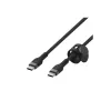 Belkin BOOSTCHARGE PRO Flex USB kabelis 3 m USB 2.0 USB C juodas (CAB011BT3MBK)