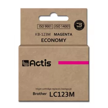 Actis KB-123M rašalas (pakaitalas Brother LC123M/LC121M; Standartinis; 10 ml; purpurinis)