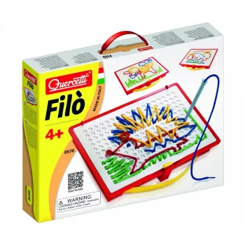 Mokomasis žaislas Quercetti 00570 rekomenduojamas amžius 3 metai įvairiaspalvis