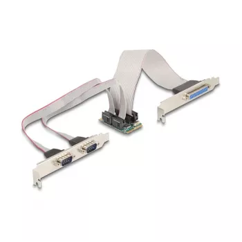 DeLOCK 95277 vidinis lygiagretusis RS-232 Mini PCI Express adapteris, žalias