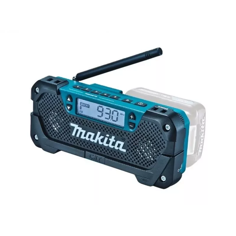 Makita MR052 radio Worksite Analog & digital Juoda, Mėlyna
