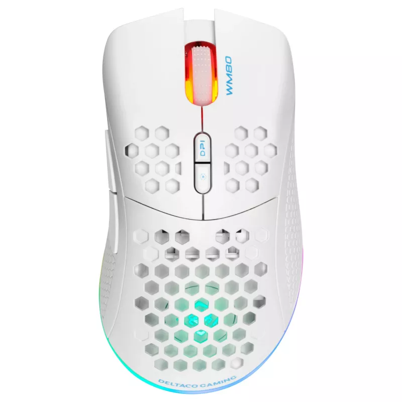 Žaidimų pelė Deltaco GAM-120-W RF belaidė USB Type-C