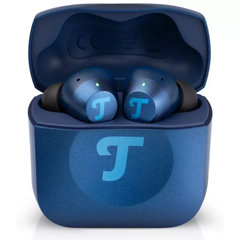 Teufel AIRY TWS Pro ausinės belaidės į ausis skambučiams/muzikai Bluetooth mėlynos