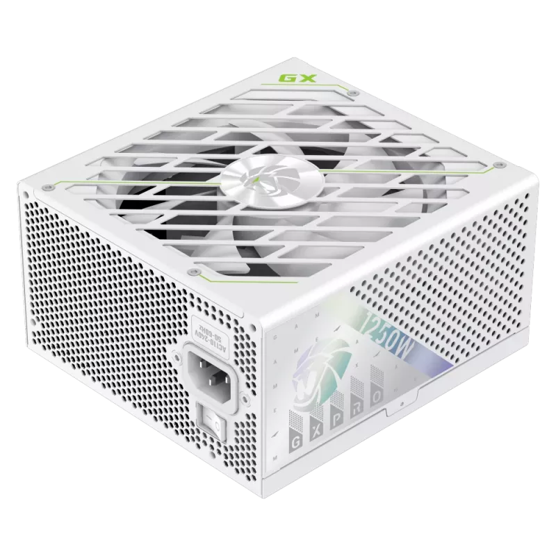 Gamemax maitinimo blokas, 80 PLUS, Gold | GX PRO 1250G WH | 1250 W