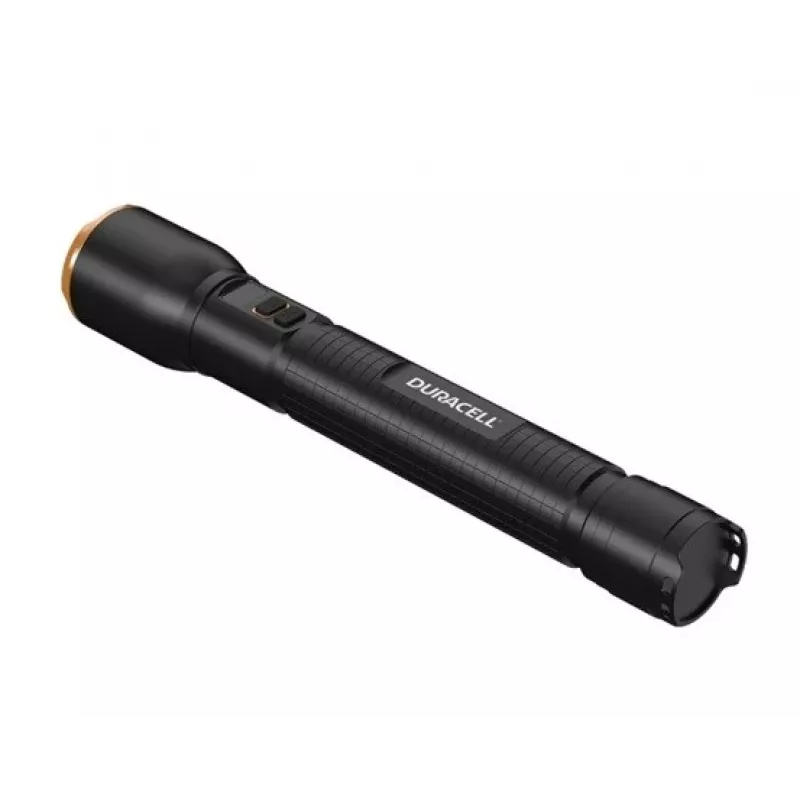 Žibintuvėlis Duracell DF6000R Gift Box — rankinis įkraunamas žibintuvėlis, juodas