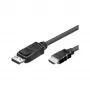 Good Connections jungiamasis laidas DisplayPort 1.2 į HDMI – 24K auksu dengti kontaktai – OFC – juodas – 3 m