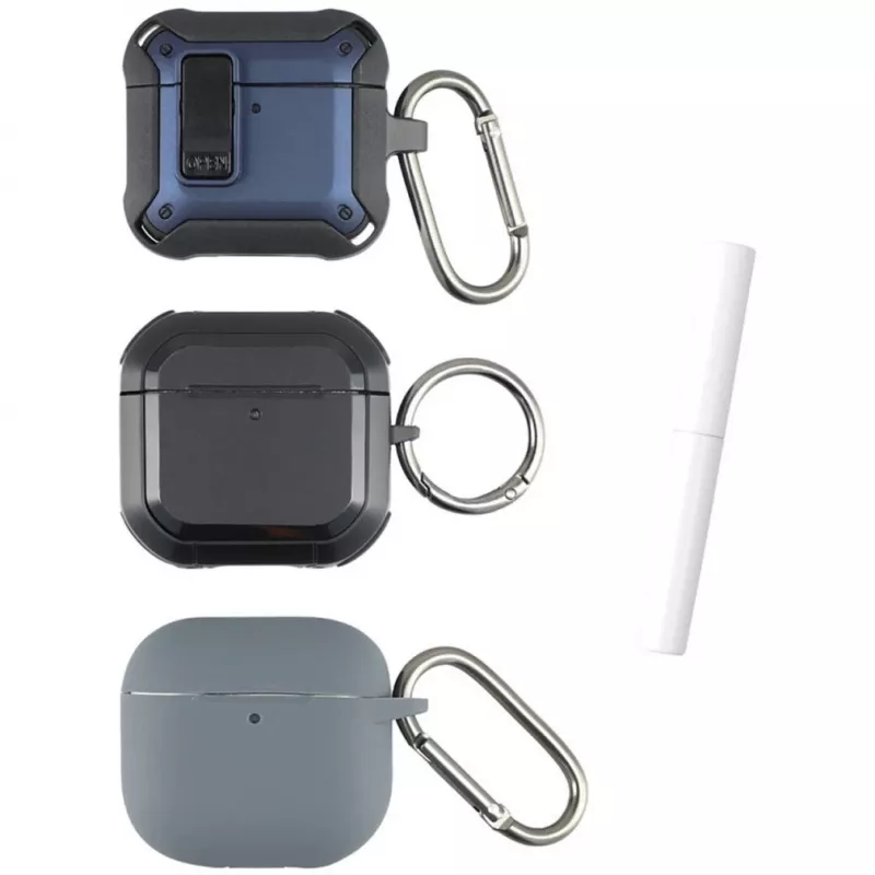 Dėklas 4smarts 541447 plastikinis silikoninis juoda mėlyna pilka 110 g