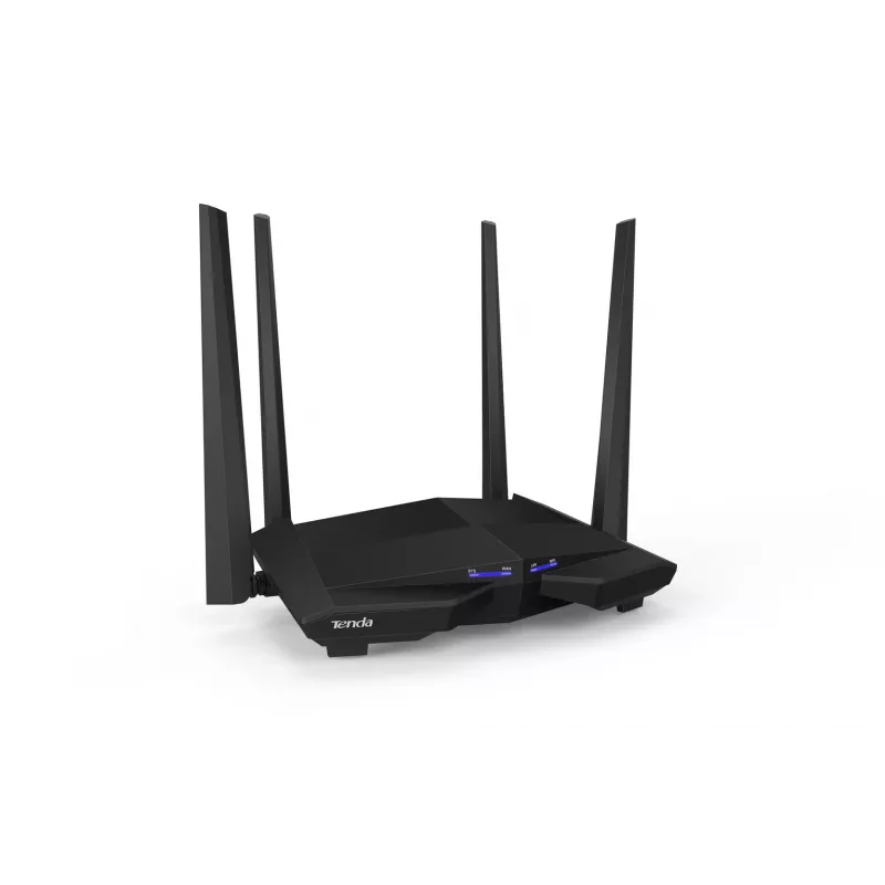 Tenda AC10 belaidis maršrutizatorius Gigabit Ethernet dviejų juostų (2,4 GHz / 5 GHz) Juodas