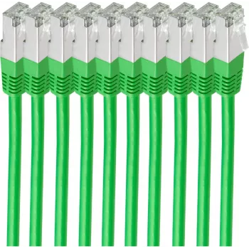 shiverpeaks BS75711-H0.25G-SET10 tinklo kabelis žalias 0,25 m Cat6 S/FTP (S-STP) (BS75711-H0.25G-SET10)