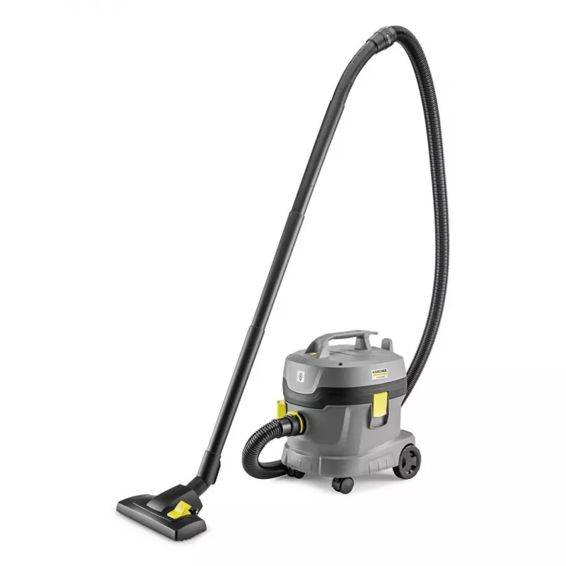Būgninis dulkių siurblys Karcher AG T 11/1 Classic — sausas siurbimas, 11 L dulkių talpa, 850 W, 23,5 kPa, 2 m žarna, teleskopinis vamzdis