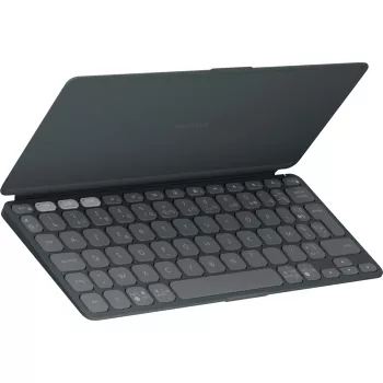 Logitech Keys-To-Go 2 klaviatūra universali Bluetooth AZERTY prancūziška grafito spalva