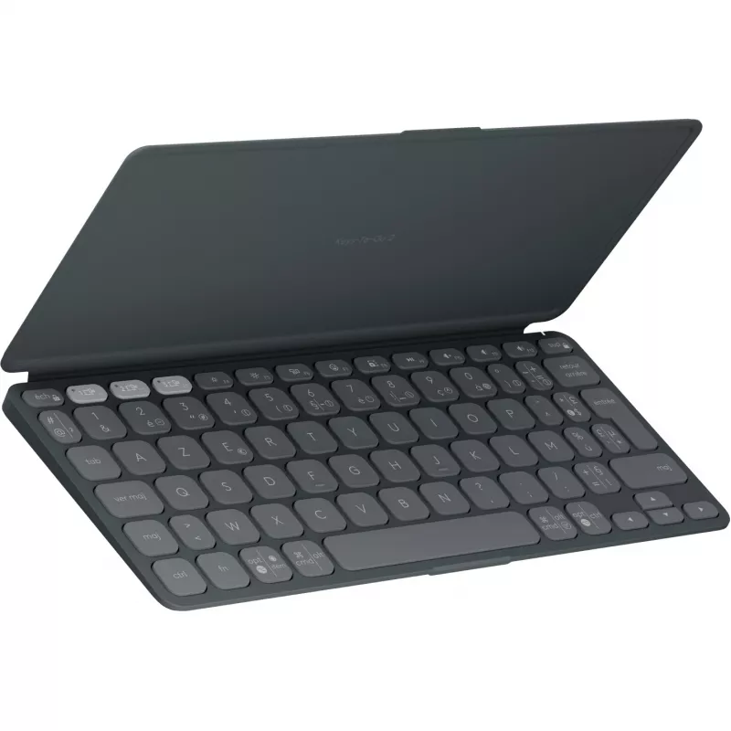 Logitech Keys-To-Go 2 klaviatūra universali Bluetooth AZERTY prancūziška grafito spalva