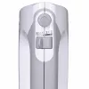 Rankinis plaktuvas Bosch MFQ36480 – 450 W, 5 greičių su turbo, pilka/baltas, plakikliai ir tešlos kabliai