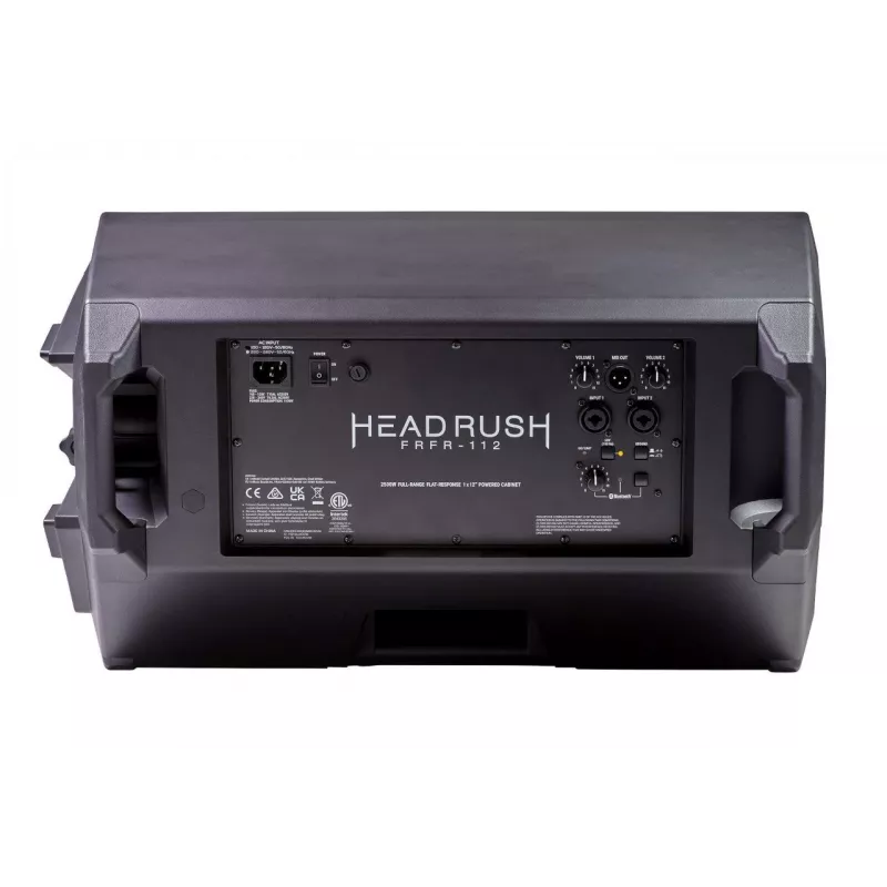 Gitarinė kolonėlė HEADRUSH FRFR-112 MK2 2000W, Bluetooth 5.0, 2x Combo XLR/TRS, XLR išvestis, 132 dB SPL