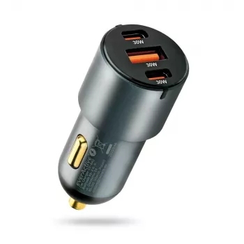 Automobilinis kroviklis everActive CC-40Q QC3.0 60W, USB automobilinis maitinimo adapteris mobiliems įrenginiams krauti