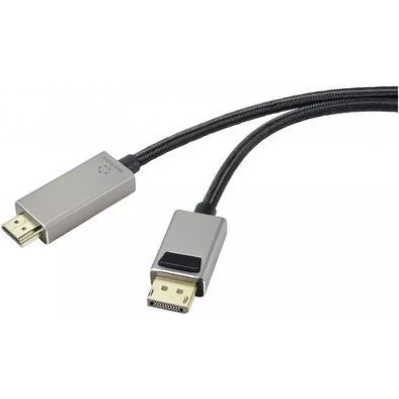 „Renkforce“ DisplayPort laidas [1x kištukas – 1x HDMI kištukas] juodas (RF-4995158)