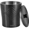 Ledo kibiras Lurch 00240795 nerūdijantis plienas dviguba sienele tamsiai pilkas 1,5 L, Ø14,8 cm A18,5 cm