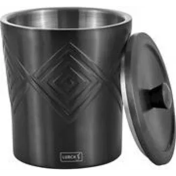 Ledo kibiras Lurch 00240795 nerūdijantis plienas dviguba sienele tamsiai pilkas 1,5 L, Ø14,8 cm A18,5 cm