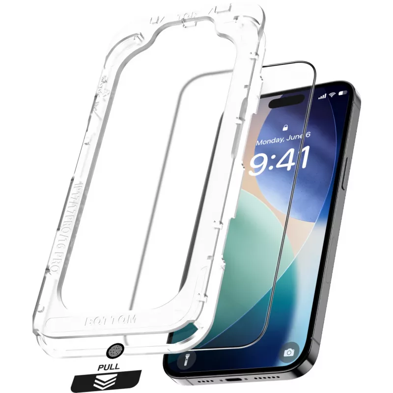 Nevox NEVOGLASS 3D apsauginis stiklas iPhone Air 6.6 col. EASY APP
