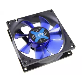 Ventiliatorius Noiseblocker JuodaSilentFan X2 8 cm 1800 RPM 45 m³/h juodas