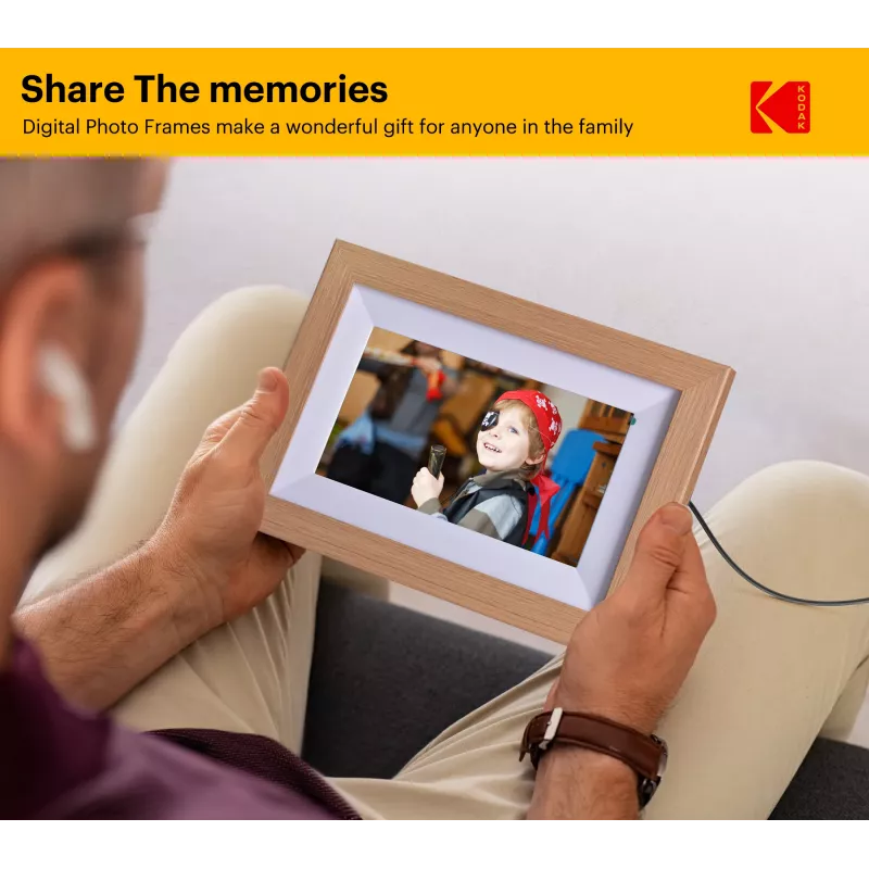 Kodak 7 skaitmeninis nuotraukų rėmelis Wi-Fi RCF-702W