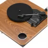Analoginis diržinio paleidimo patefonas Adler AD 1914 su USB prievadu, keraminiu plokštelių padėklu, nuolatinės srovės varikliu, 33 1/3 aps./min., Bluetooth 5.4, RCA išėjimais, įmontuotais garsiakalbiais