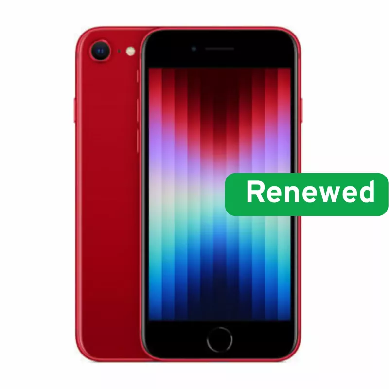 Apple Renew Klasė C | iPhone SE (3 kartos, 2022) | Raudonas | 4,7 colio | Retina HD | A15 Bionic | 4 GB | 64 GB | iOS