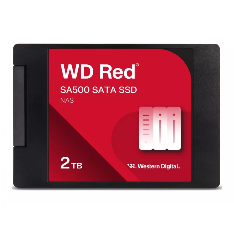 SSD diskas Western Digital Red SA500 2 TB 2,5 colio SATA III, 3D NAND, NAS