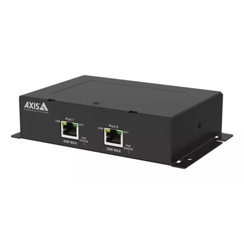 Axis TU8010 - Tinklo / maitinimo ilgintuvas - 1GbE