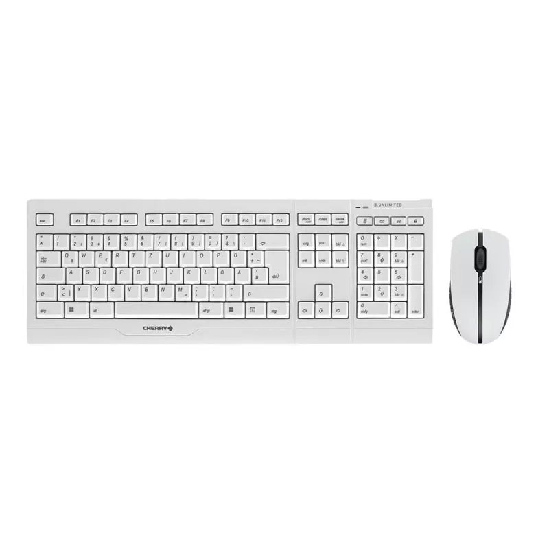 CHERRY B.UNLIMITED 3.0 klaviatūra su pele Biuro RF belaidė Vokiška Pilka