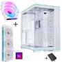 Lian Li O11 Dynamic EVO RGB PC-Enclosure Bundle HydroShift II LCD-S 360TL AiO + 3x UNI FAN SL-INF 120 Reverse Blade Fan - Balta