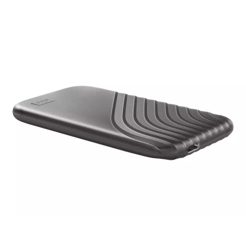 WD My Passport SSD WDBAGF0040BGY - SSD - šifruotas - 4 TB - išorinis (nešiojamas) - USB 3.2 Gen 2 (USB-C jungtis) - 256 bitų AES - pilka