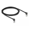 Delock 80282 eterneto komutacinis kabelis juodas