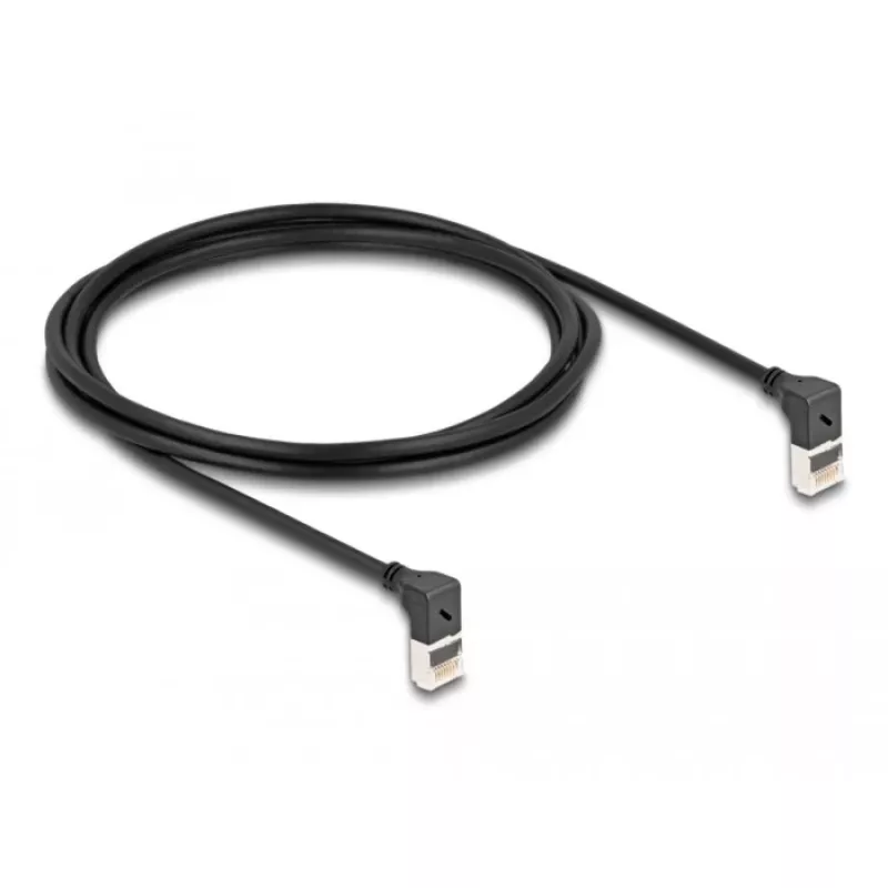 Delock 80282 eterneto komutacinis kabelis juodas
