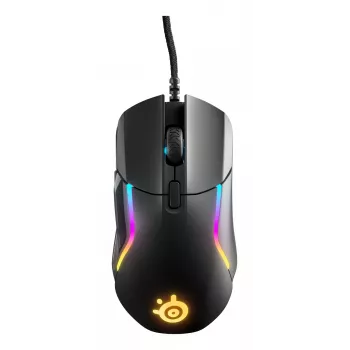 Žaidimų pelė STEELSERIES Rival 5 — dešinei rankai, TrueMove Air jutiklis, 18 000 DPI, 9 programuojamų mygtukų, USB Type-A, IP54