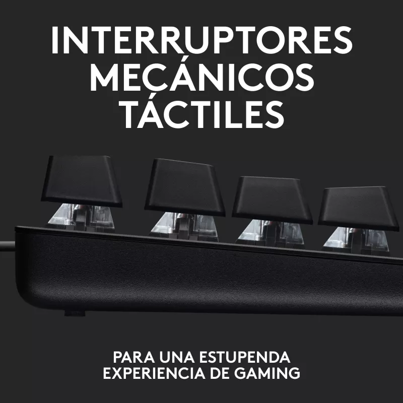 Logitech G G413 TKL SE, laidinis, USB, mechaninis jungiklis, QWERTY, LED, juoda