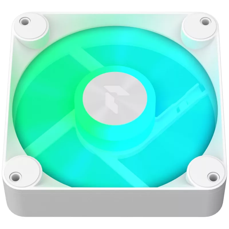 APNX FP1-120 WH 120mm ARGB PWM korpuso ventiliatorius – baltas