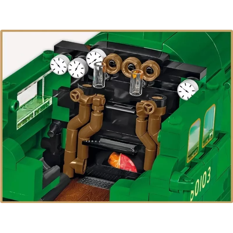 Cobi Building Blocks Train Flying Scotsman modelis COBI-6292 1:48 mastelio, konstruktorius